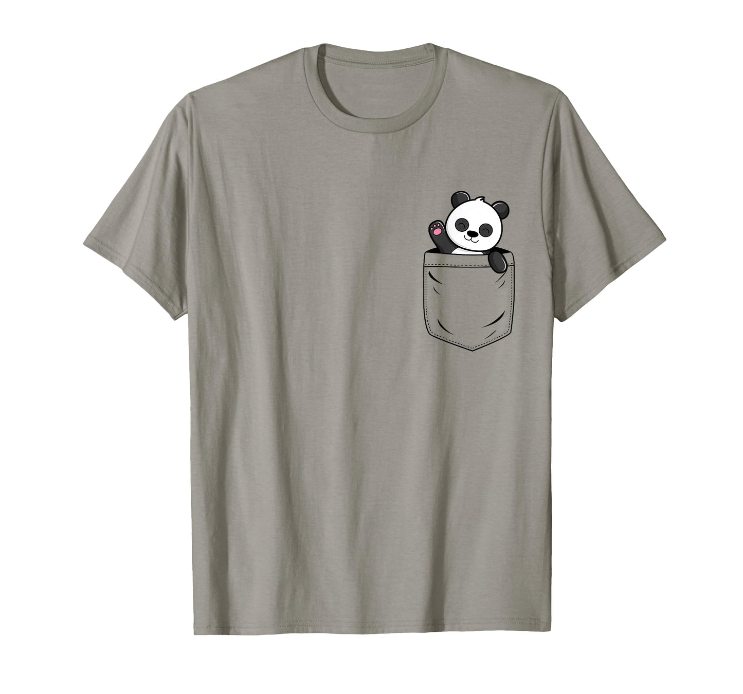 Panda Lovers Cute Funny Panda In Pocket T-Shirt