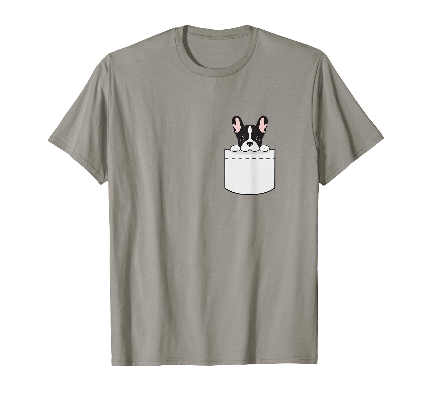 Cute French Bulldog Pocket: Bully Owner Dog & Frenchie Lover T-Shirt
