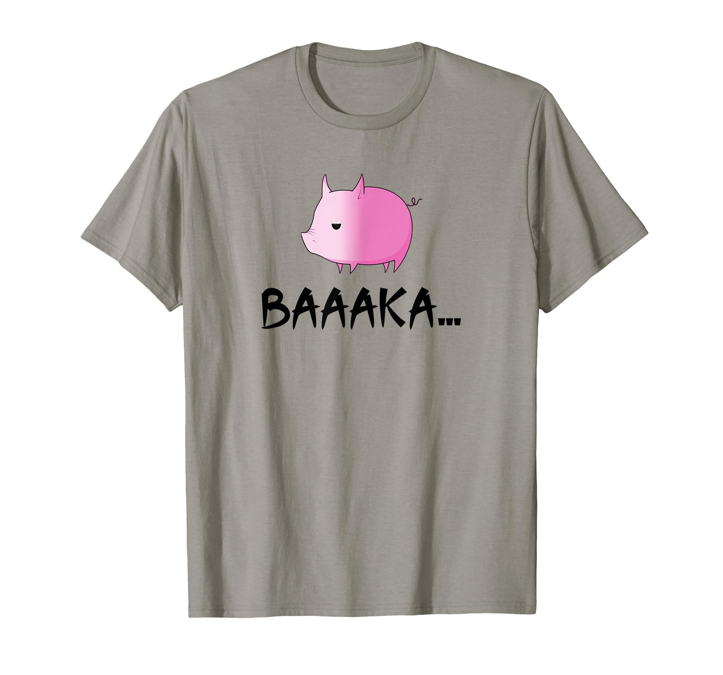 Cute Japanese Anime Pig Baka T-Shirt T-Shirt