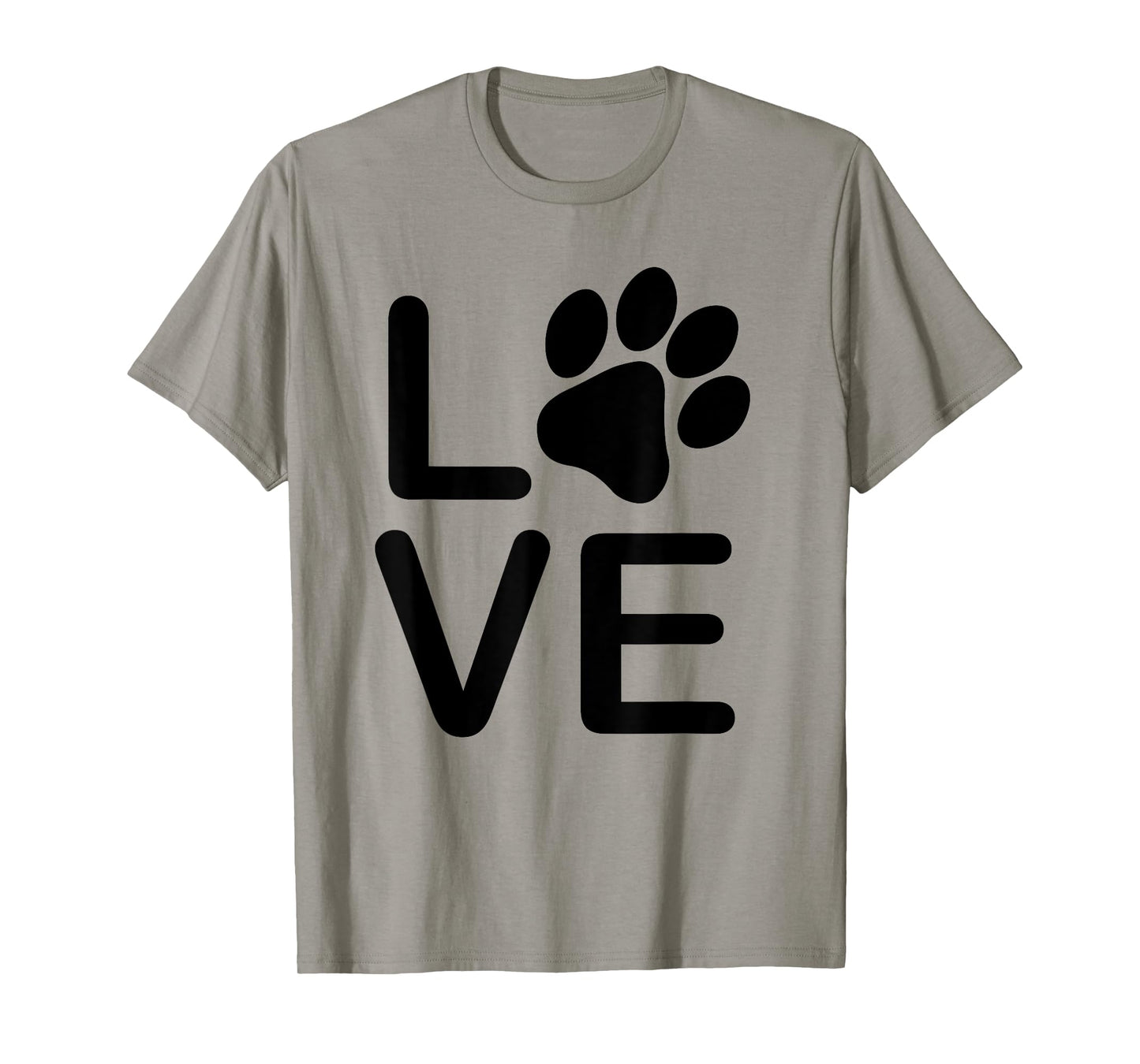 I Love My Dog Tshirt - Womens Girls Guys Paw Print t-shirts. T-Shirt