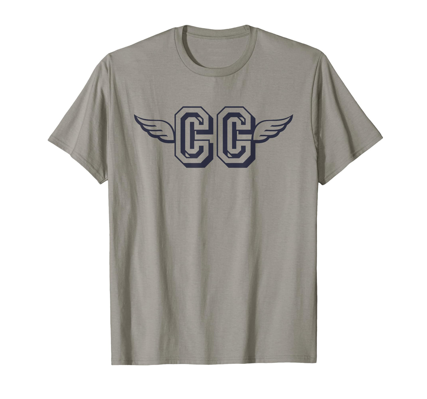Retro CC Cross Country Running Wings Logo T-Shirt T-Shirt