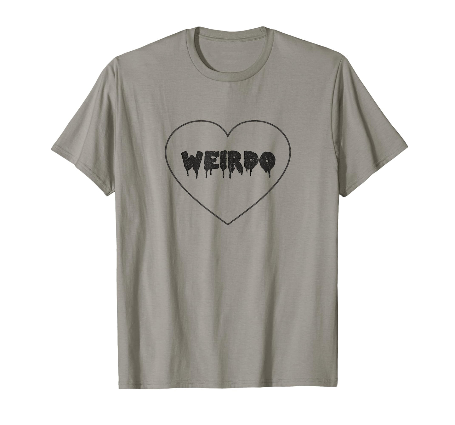 Pastel Goth Kawaii Weirdo Vintage Heart Drip T-Shirt