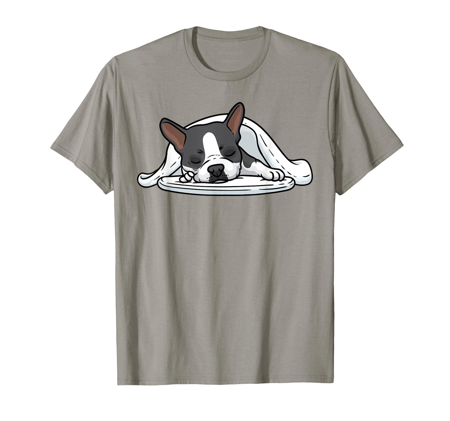 Boston Terrier Dog Official Sleeping Men Women Girls Kids T-Shirt