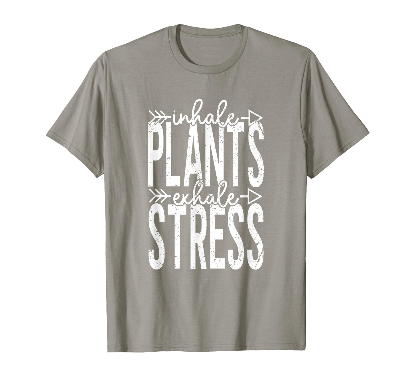 Inhale Plants Exhale Stress Funny Inhale Exhale Meditation T-Shirt