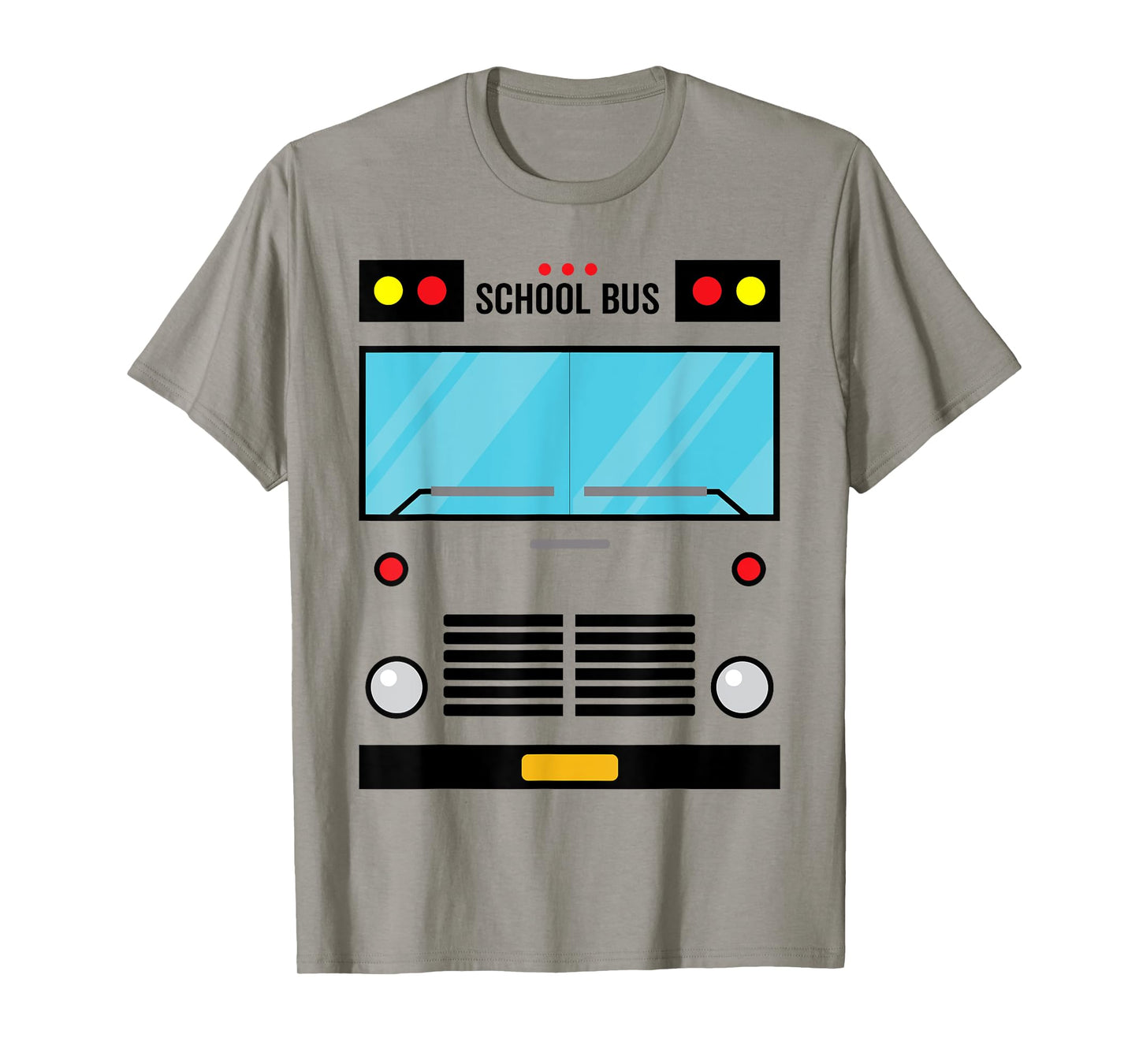 School Bus Costume Simple Halloween Costume Easy Oufit T-Shirt