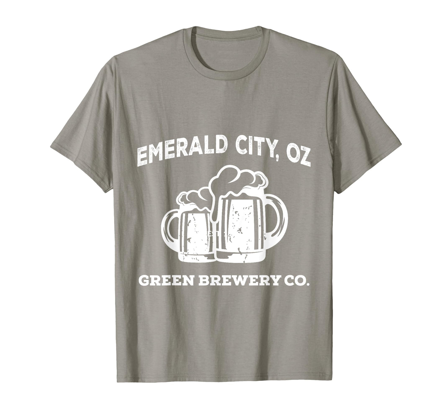 Wizard of Oz Emerald City Brewery Costume Halloween Adult T-Shirt