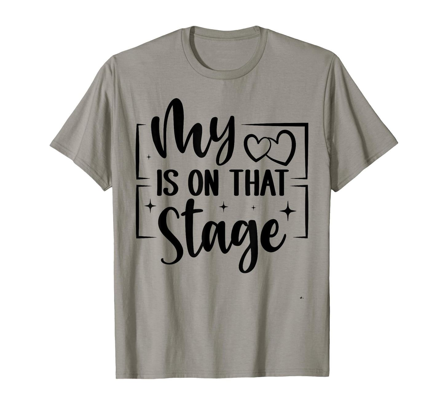 Dance Mom Retro My Heart Is On That Stage Dance Recital T-Shirt