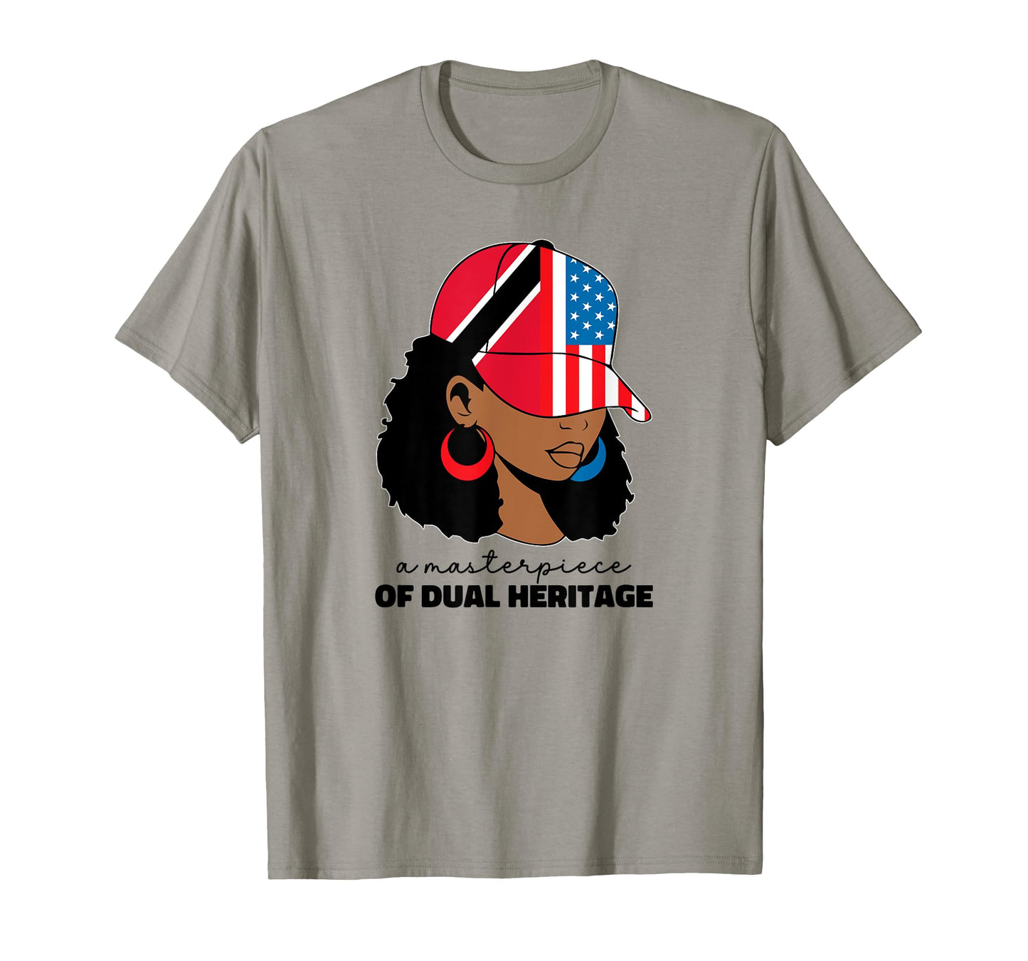 Half American And Trinidadian Usa Trinidad Tobago Flag Trini T-Shirt