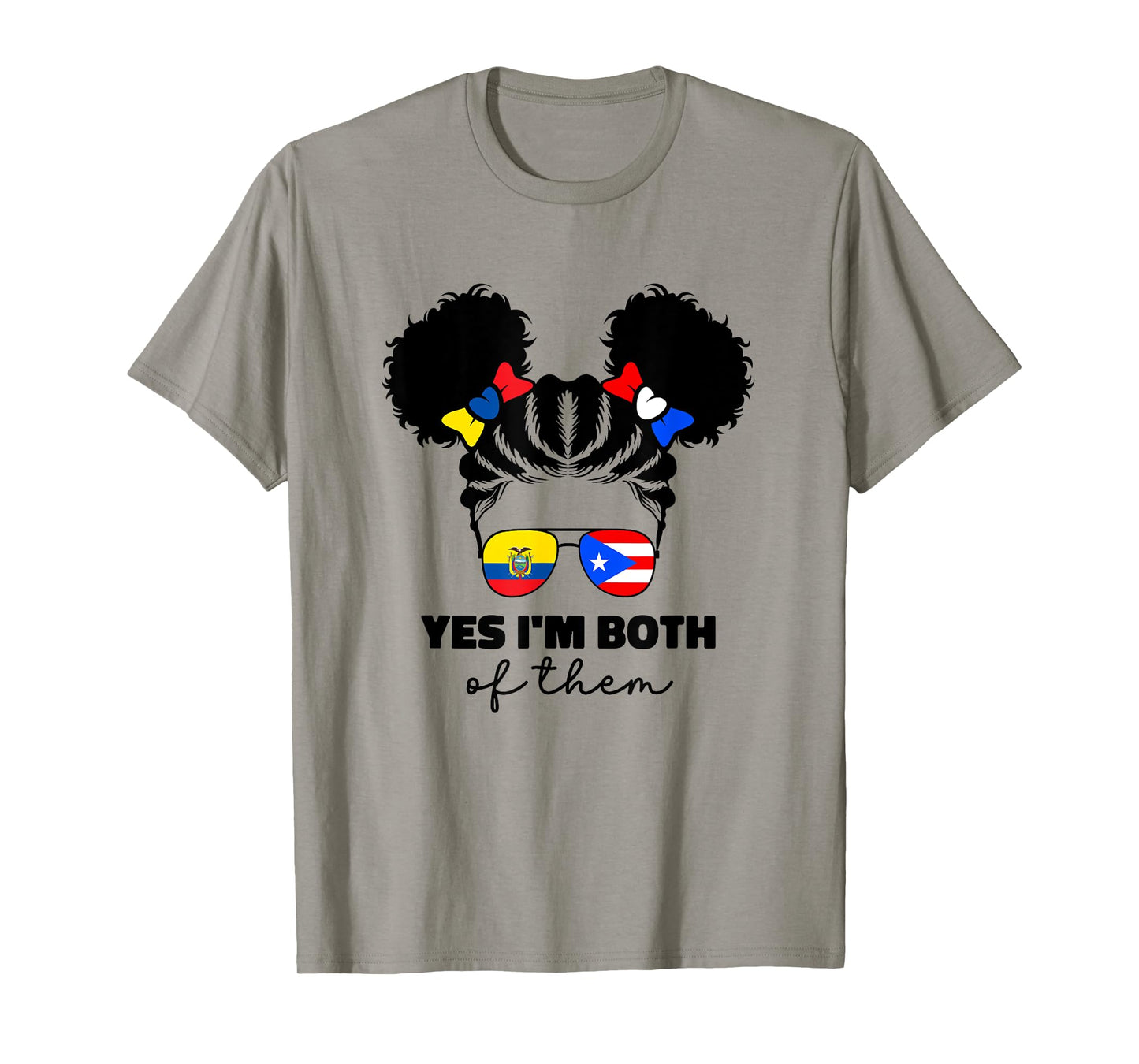 Ecuadorian And Puerto Rican Rico Ecuador Flag For Kids Girl T-Shirt