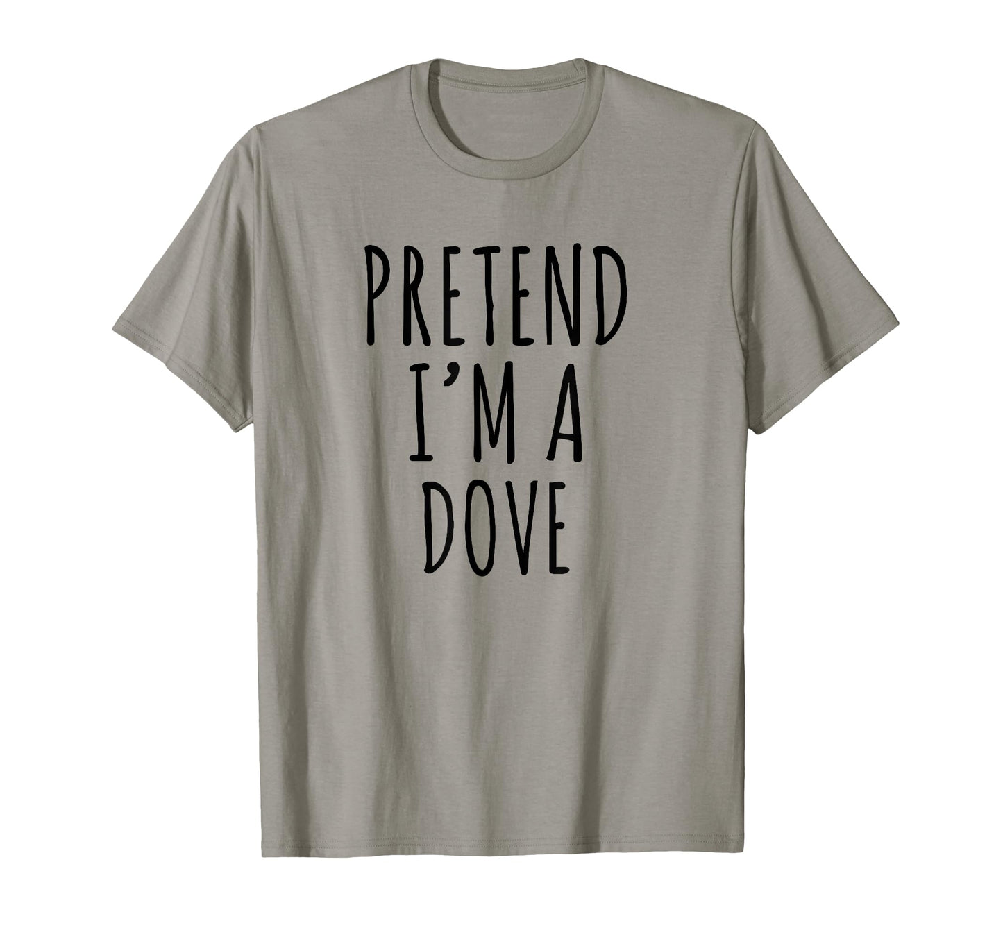 Lazy Halloween Costume Pretend I'm A Dove Simple T-Shirt