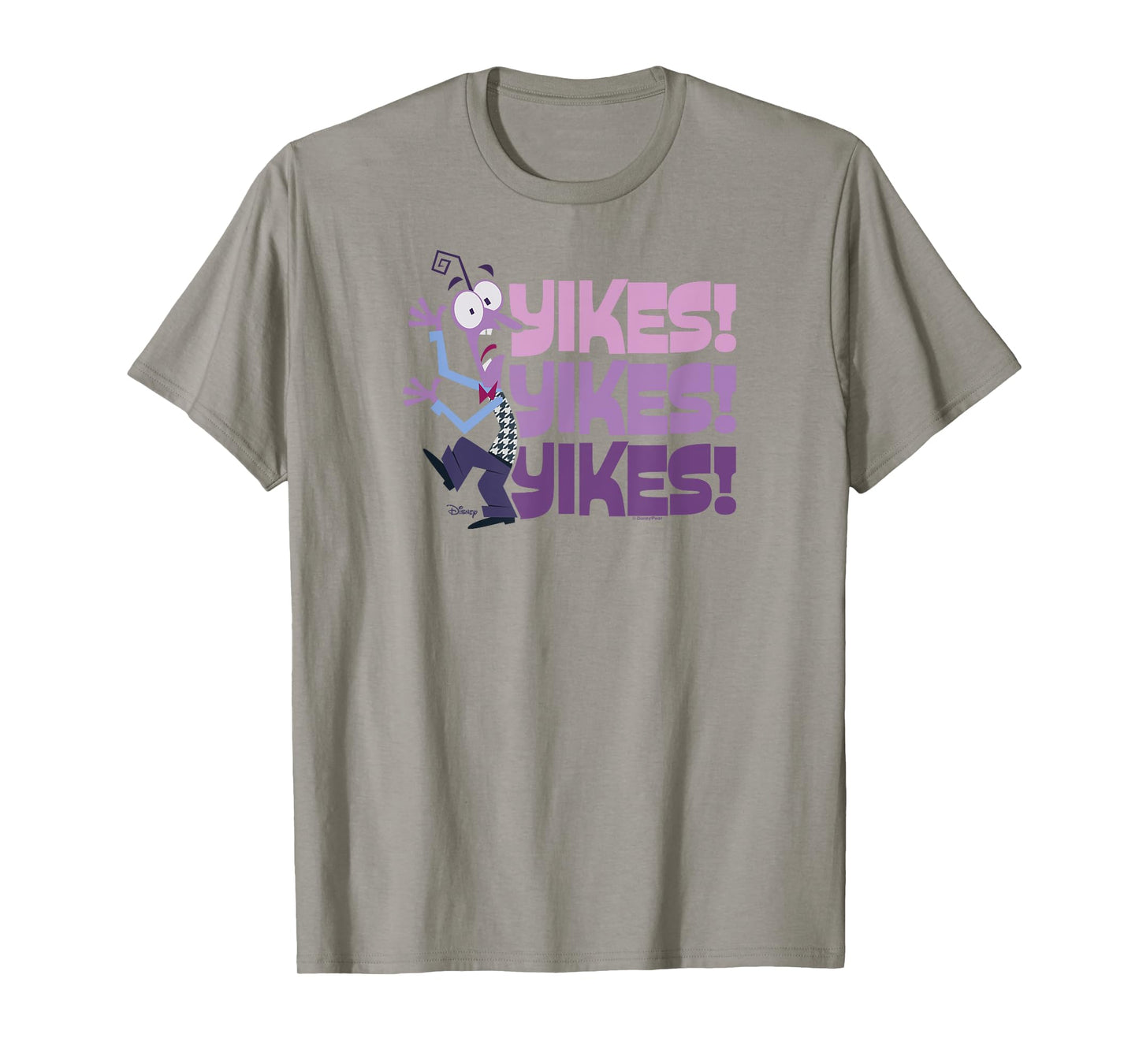 Inside Out 2 - Fear Movie Character Yikes Stacked Repeated T-Shirt