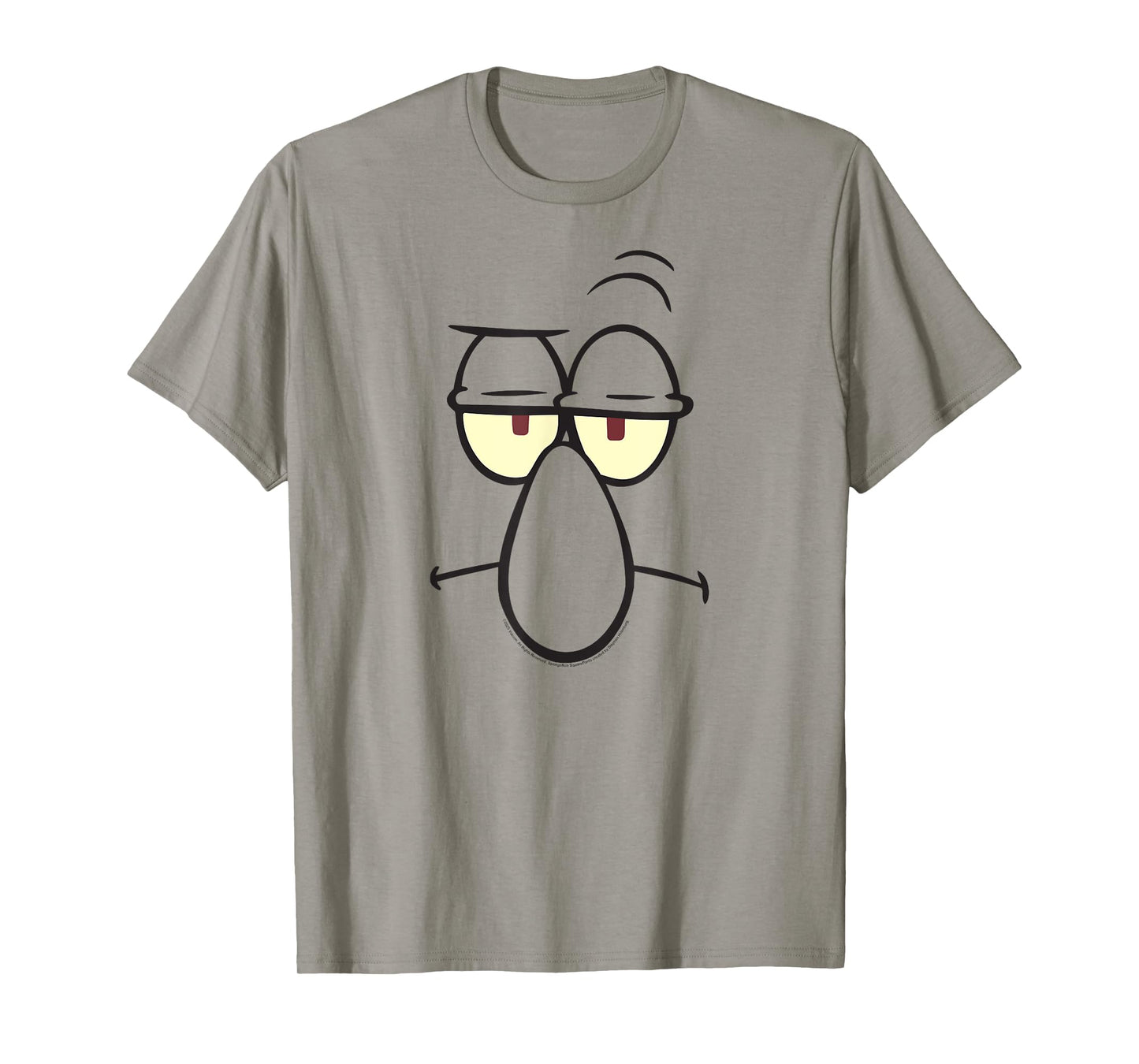 SpongeBob SquarePants Serious Squidward Face Cartoon Costume T-Shirt