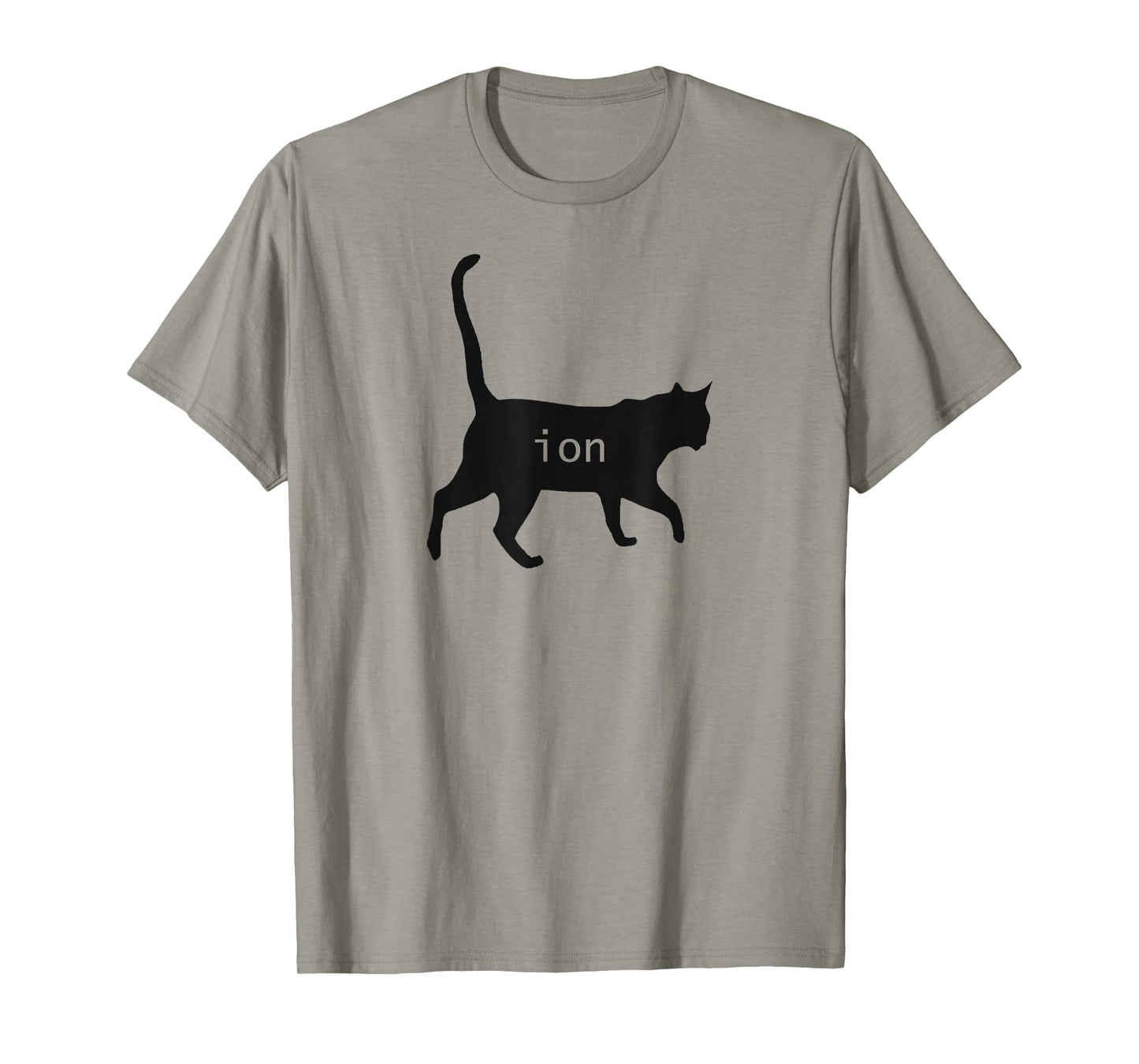 Cation Joke Cute Science Cat Funny Chemistry Teacher Gift T-Shirt