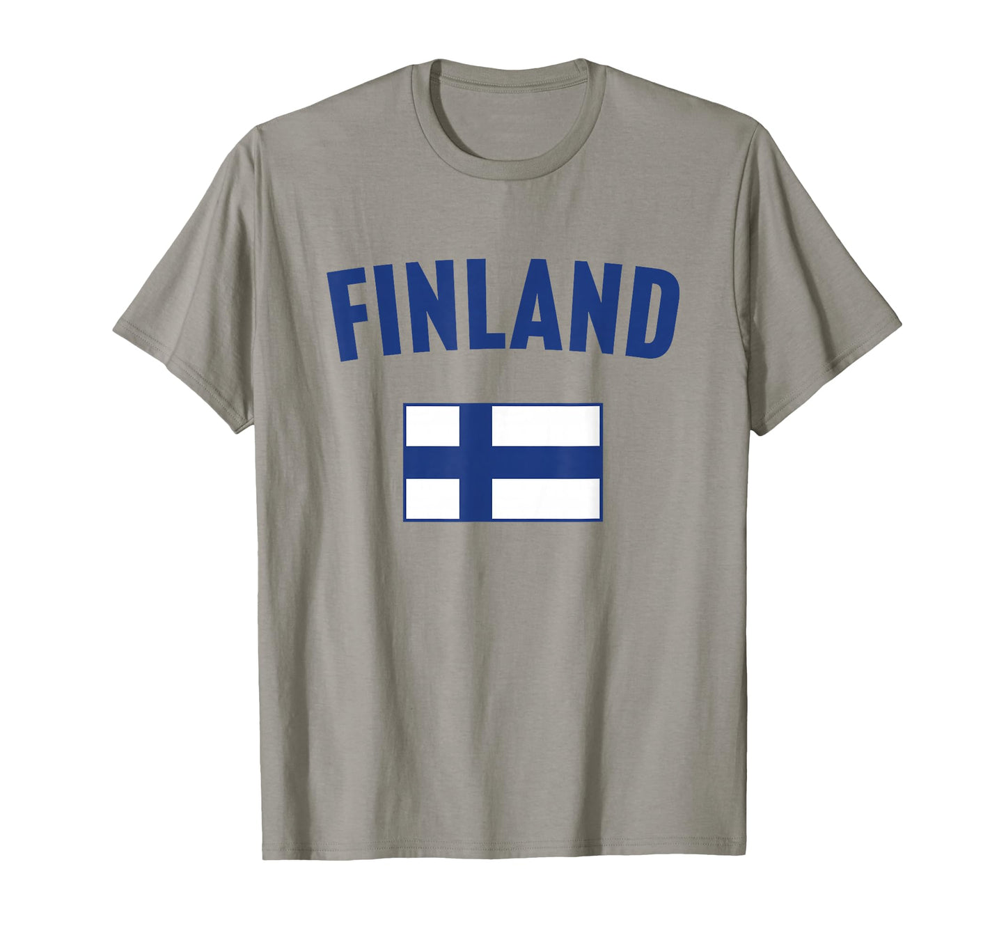 Country Flags Finland Flag T-Shirt, Small, White