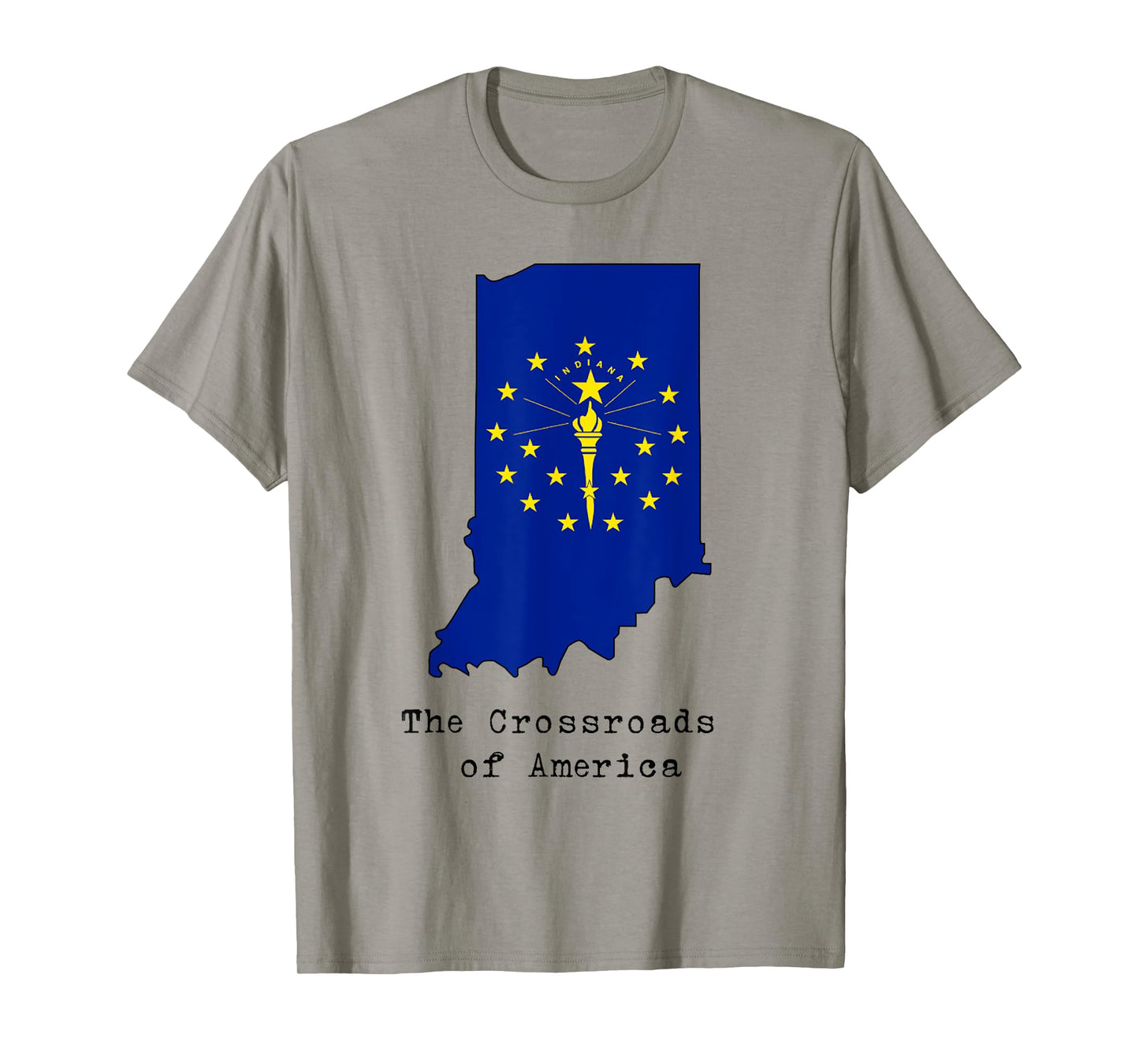 Indiana Crossroads US Home State Souvenir Hometown T-Shirt