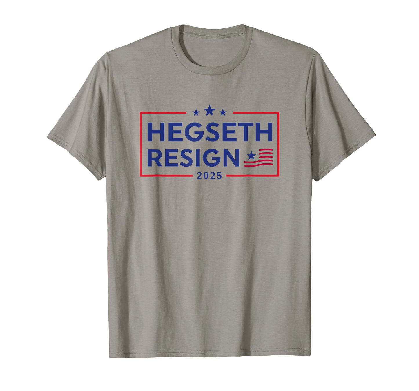 Pete Hegseth Must Resign 2025 US Flag T-Shirt