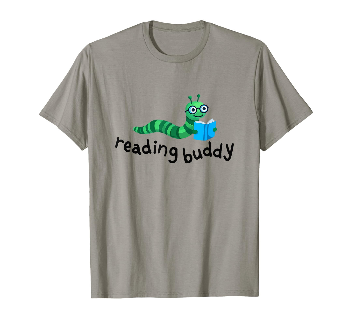 Reading Buddy Cute Bookworm with Book T-Shirt