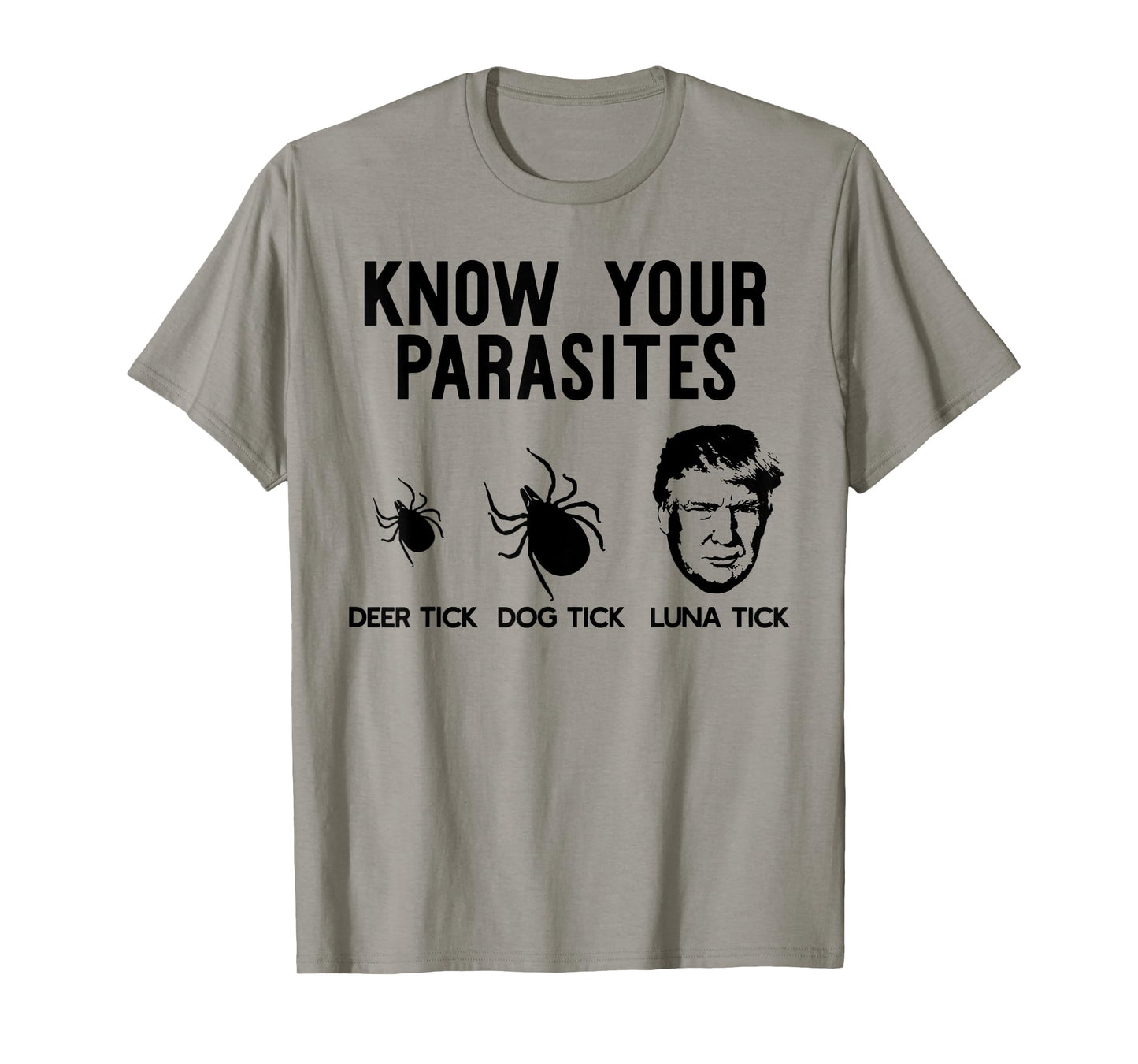 Know Your Parasites Deer Tick Dog Tick Luna Tick T-Shirt
