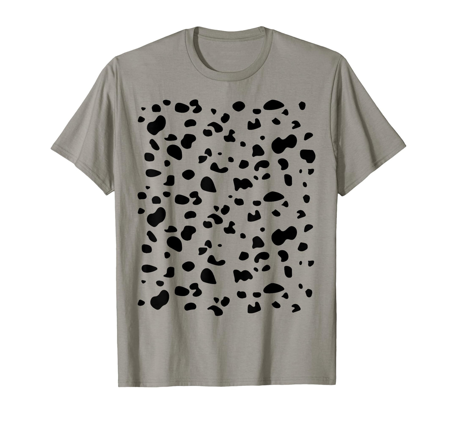 Funny Dalmatian Dog Pattern Lazy Funny Halloween Costume Men Women Kids T-Shirt