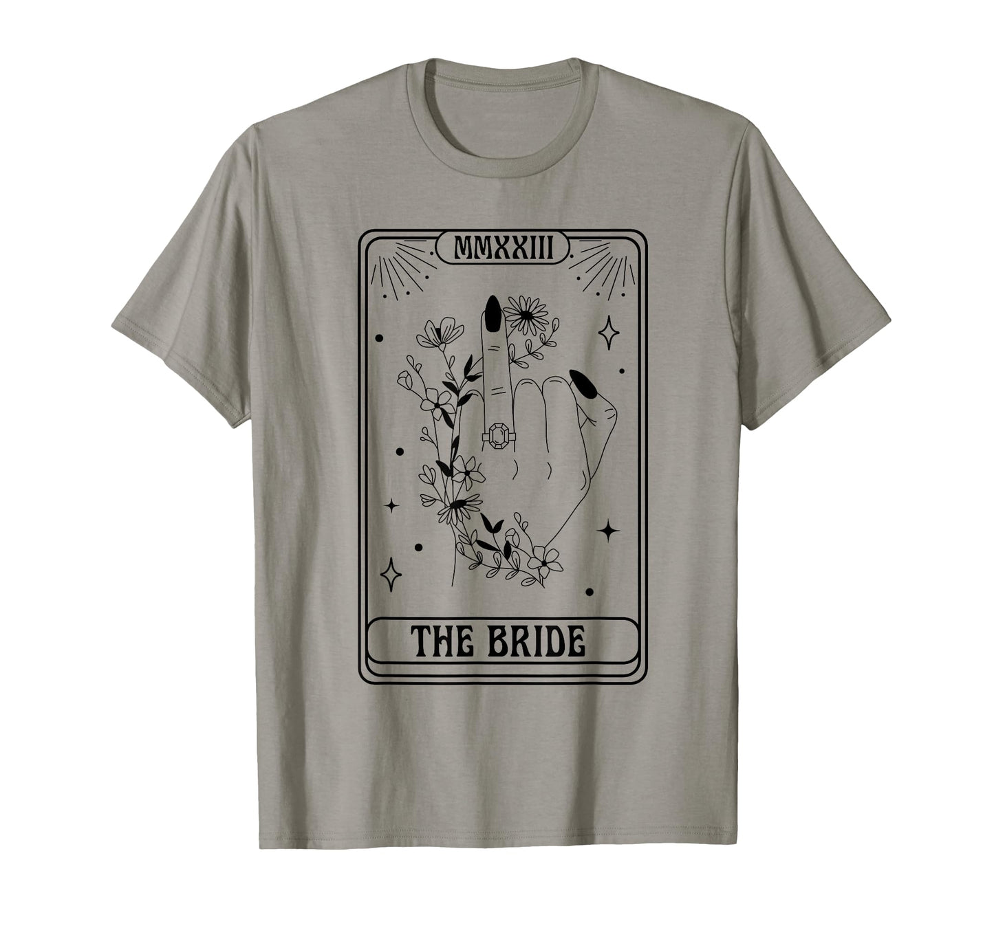 The Bride Gothic Bachelorette Spooky Season Matching T-Shirt
