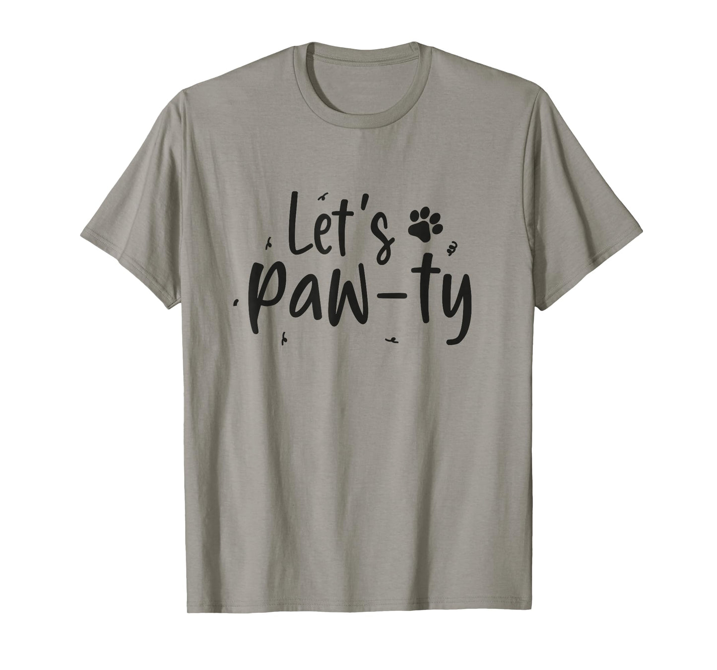 Let's Paw-ty Love Dogs Mom Birthday Dog Bday Boy Girl Pawty T-Shirt