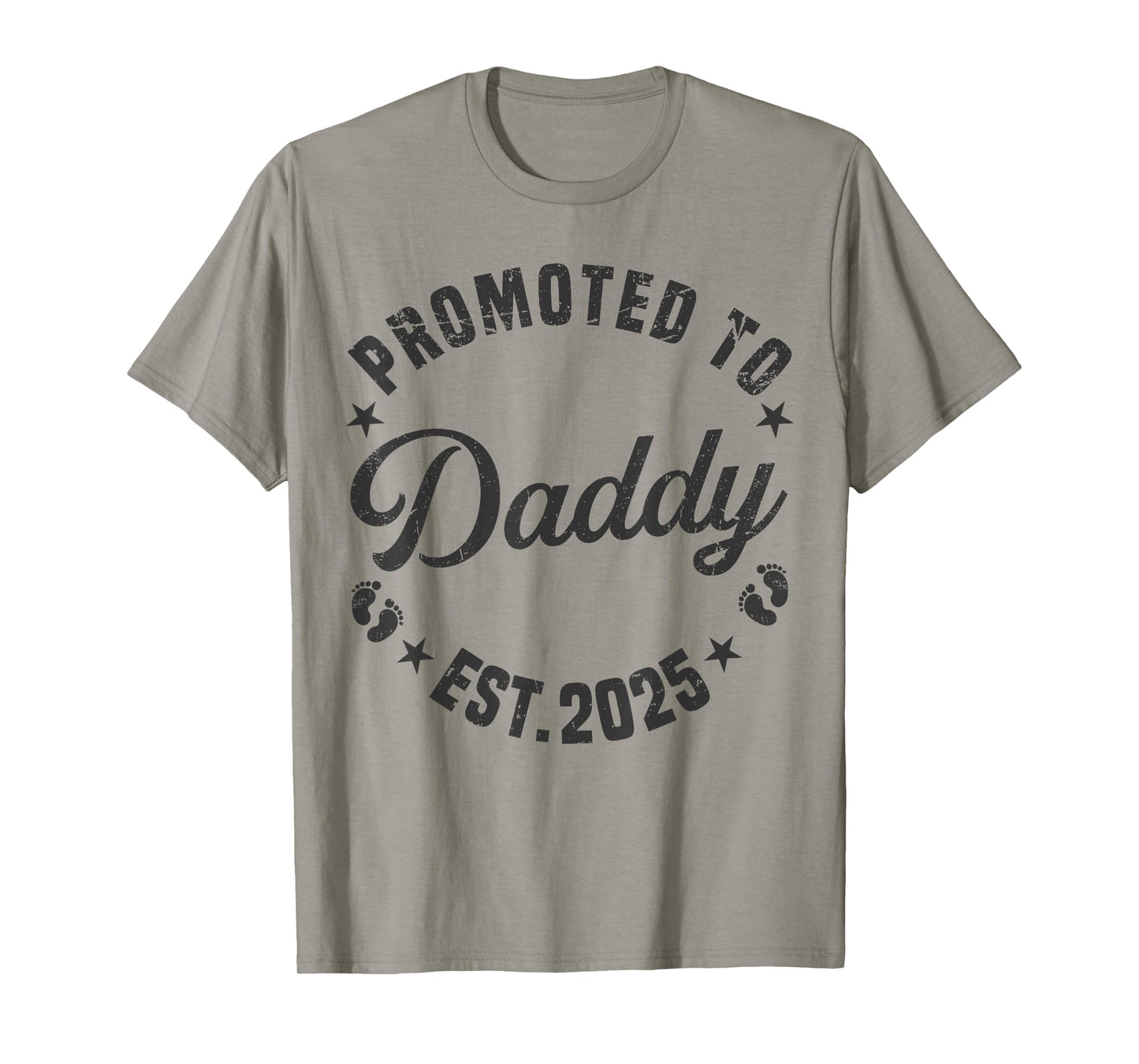Promoted To Daddy Est 2025 Funny New Dad Soon To Be Daddy T-Shirt