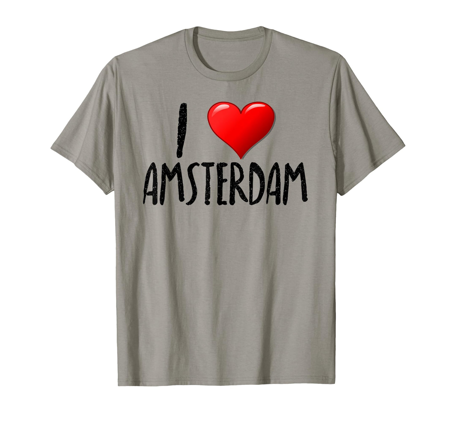 I Love Amsterdam - T-Shirt - Traveler - Souvenir T-Shirt