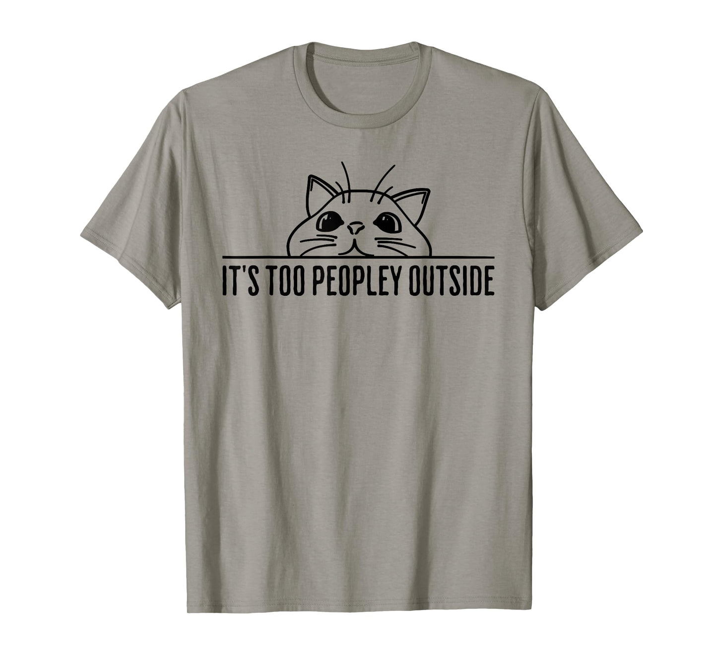 Introvert Cat Lover Cute Funny T-Shirt