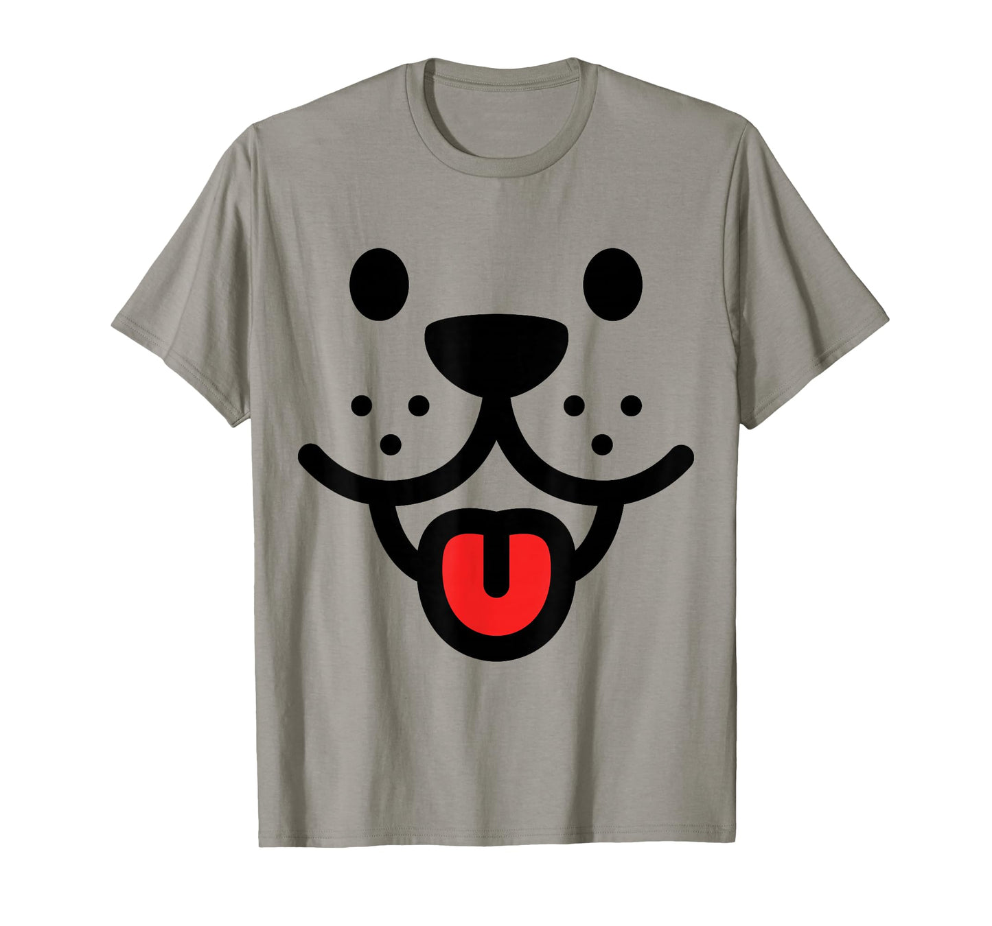 Cute Smiling Dog Face T-Shirt
