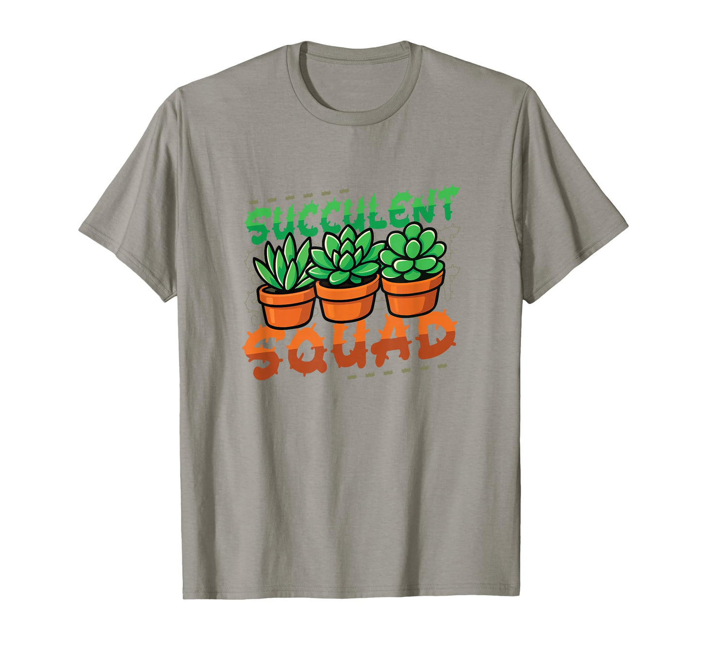 Succulent Squad Funny Plant Lover Cactus T-Shirt