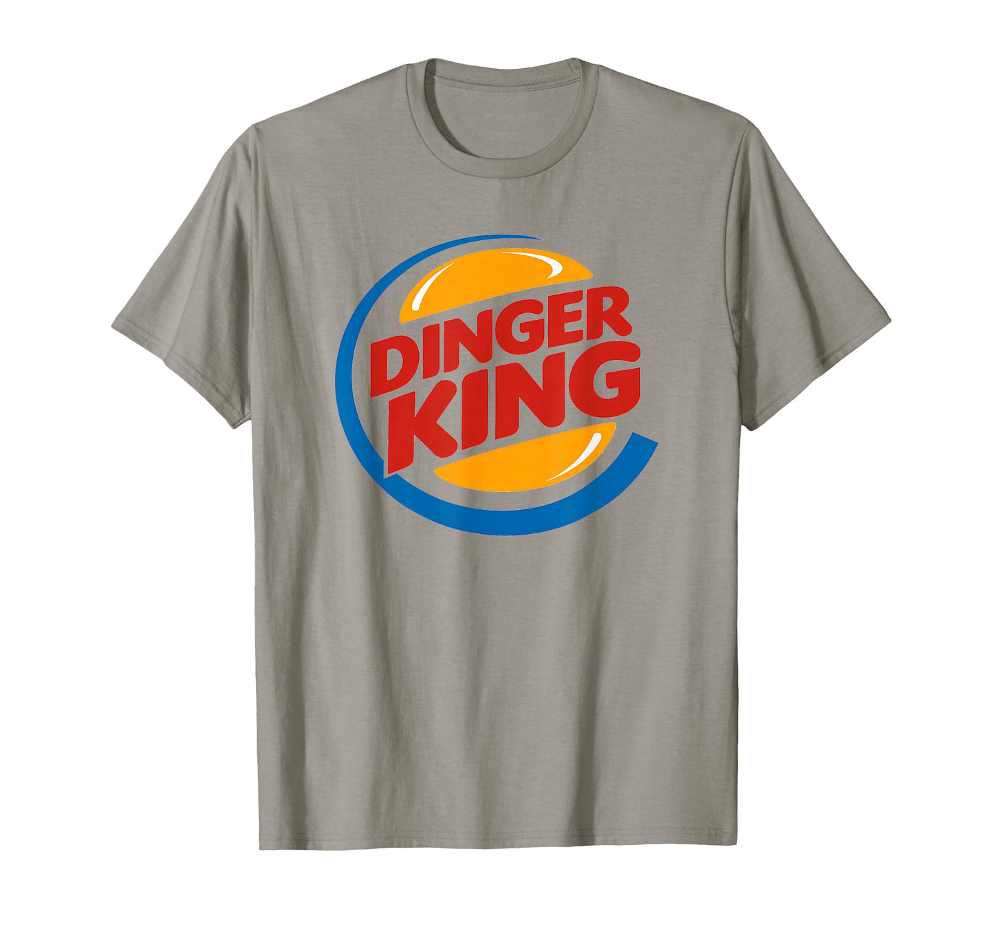 Baseball Dinger King Funny Logo for Home Run Players and Fan T-Shirt
