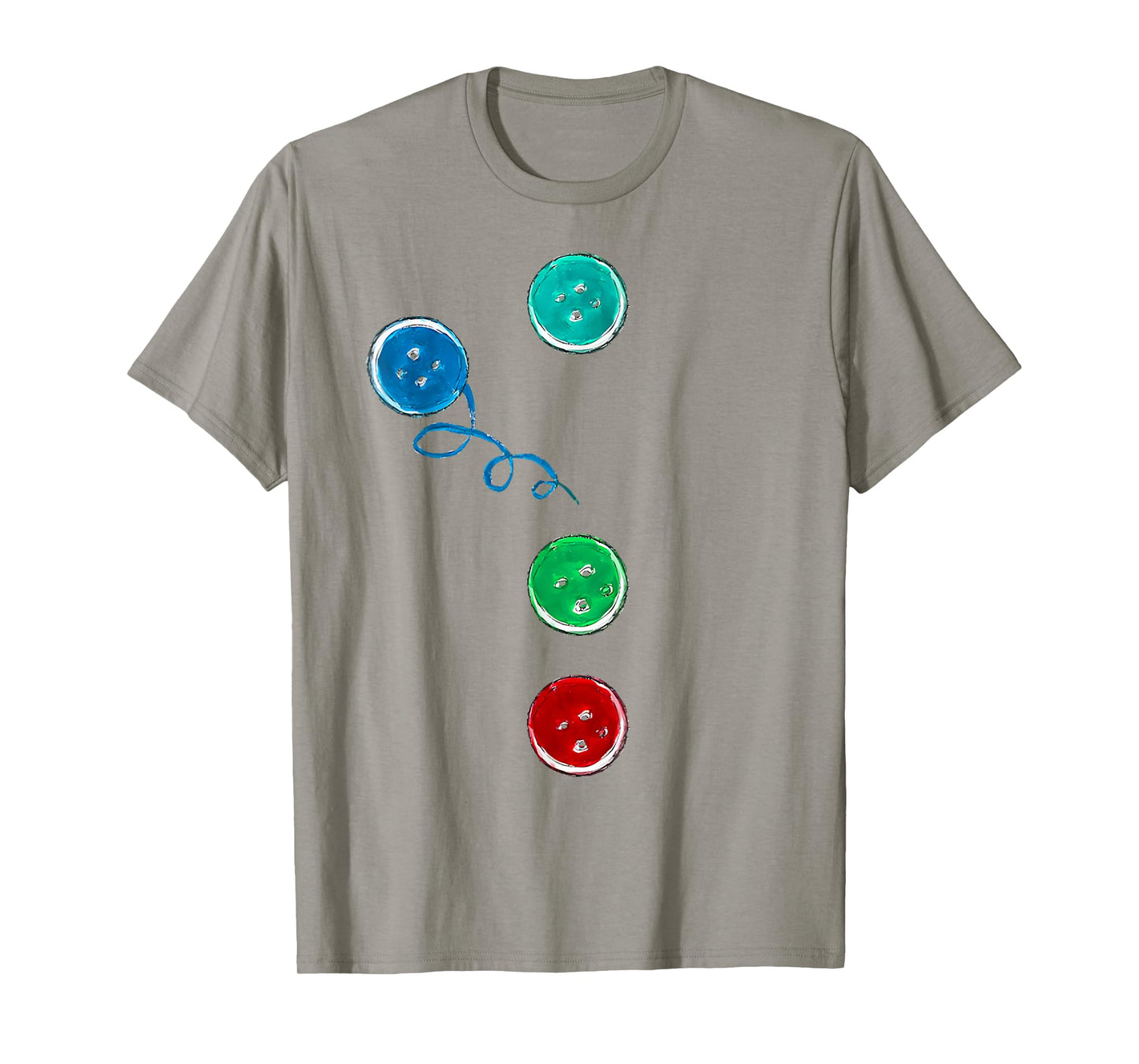 Four Groovy Buttons Blue Cat Funny Halloween Costume Kid T-Shirt