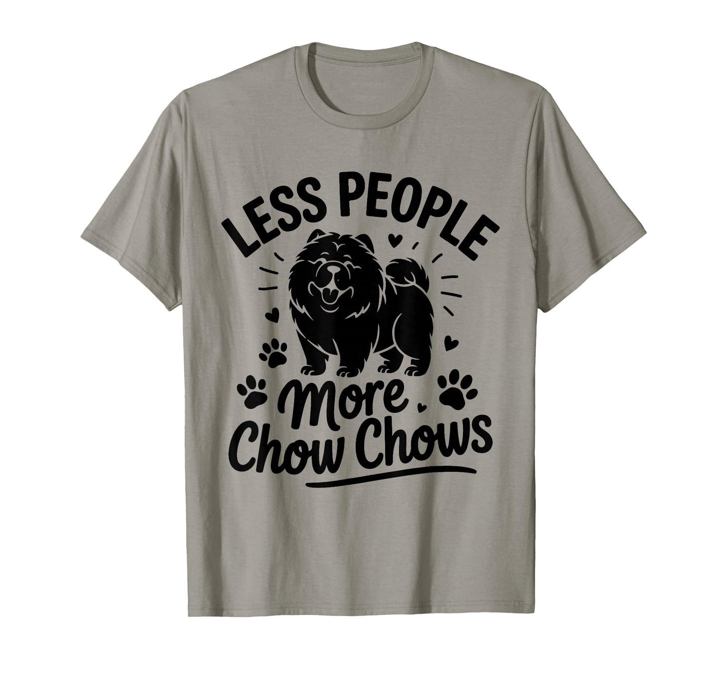 Less People More Chow Chows Dog Lover T-Shirt