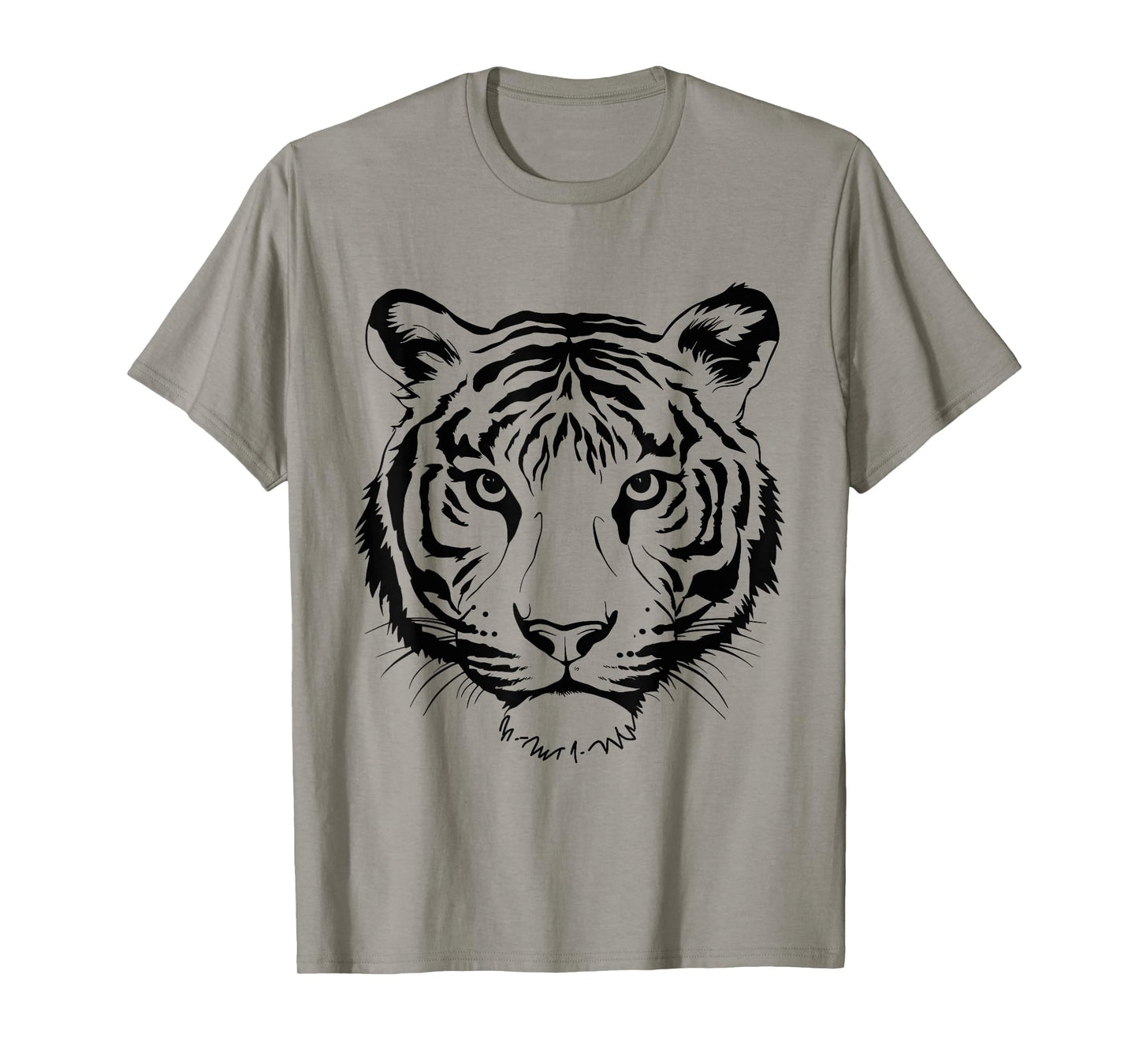 Orange Tiger Face Wild Animals For Women Men Kids Tiger Head T-Shirt