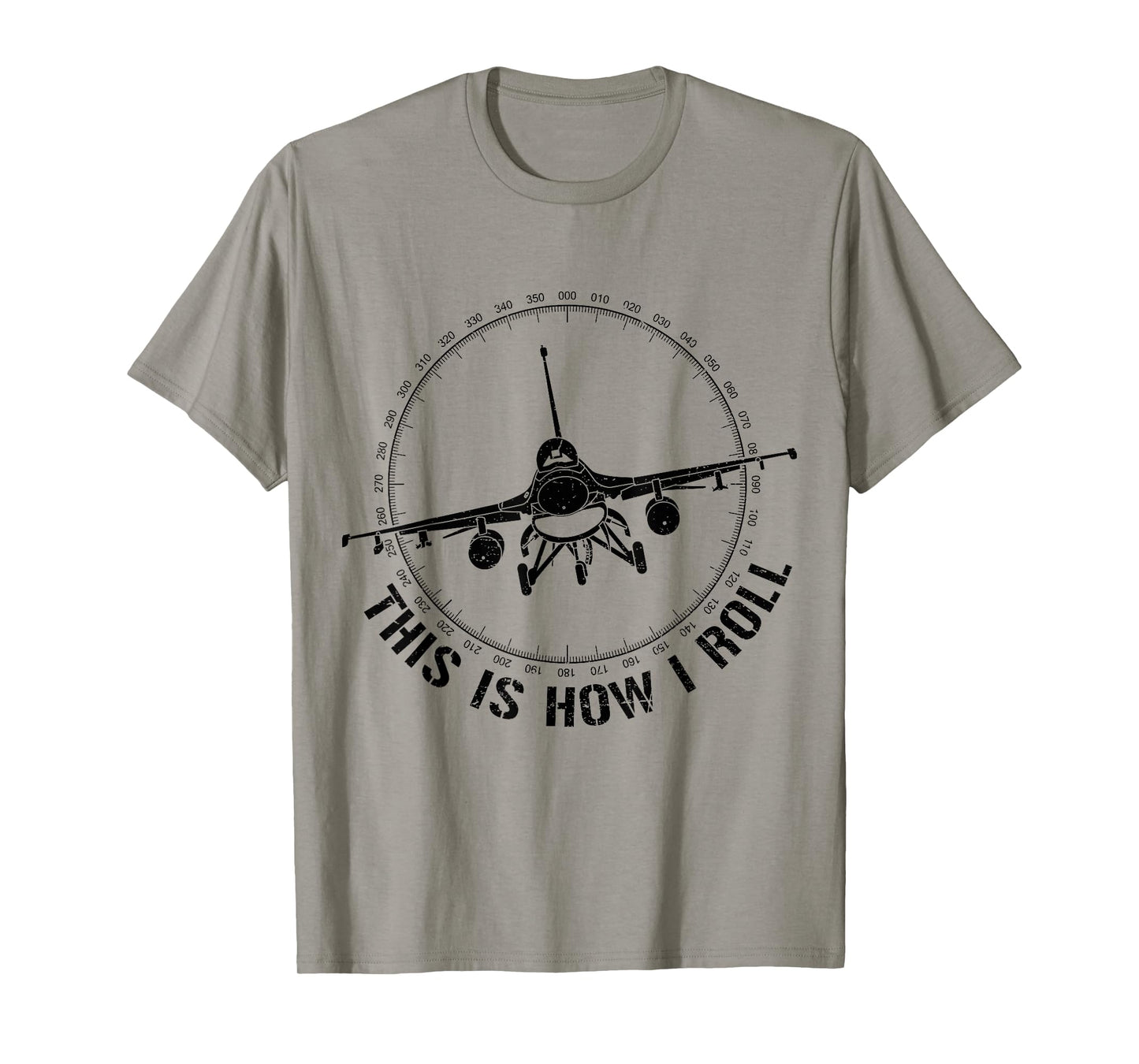 This Is How I Roll Funny F-16 Fighting Falcon Jet Fighter T-Shirt