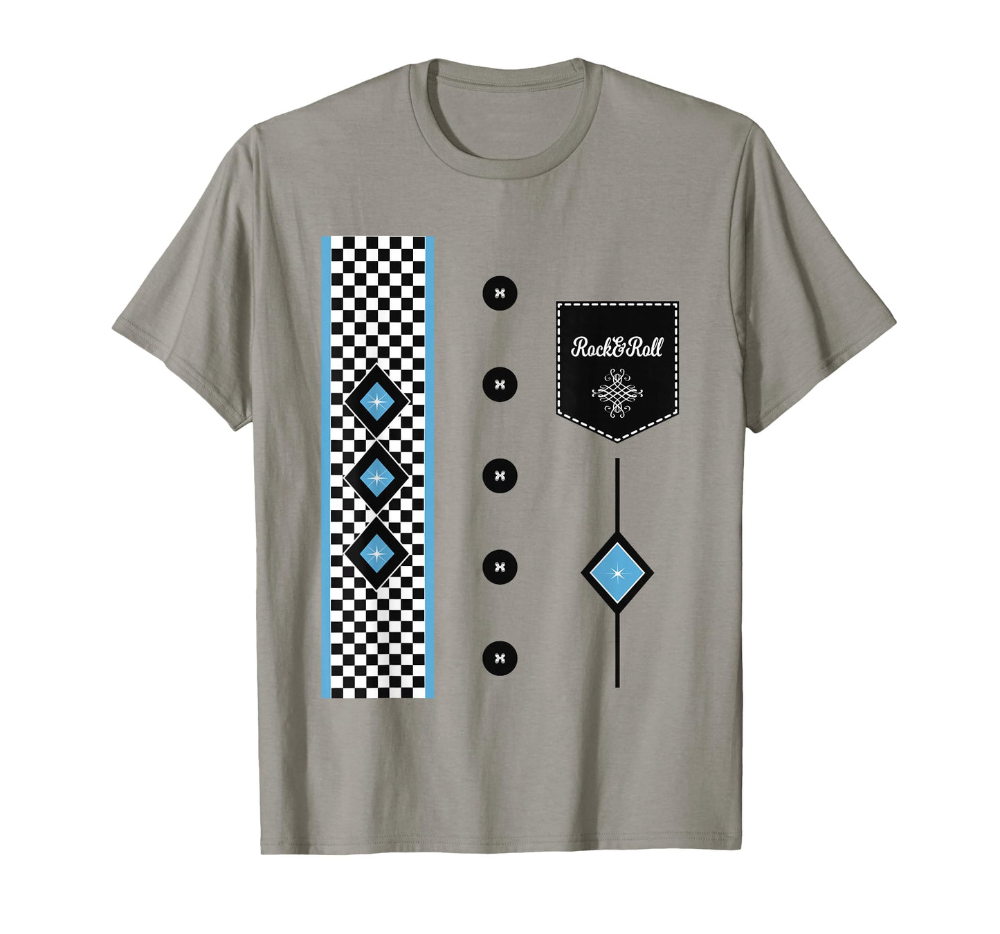 1950s Sock Hop Costume Retro 50s Rockabilly Bowling T-Shirt