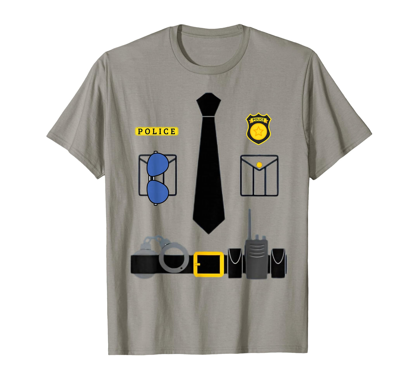 Halloween Policeman Costume Halloween Police Officer Costume T-Shirt