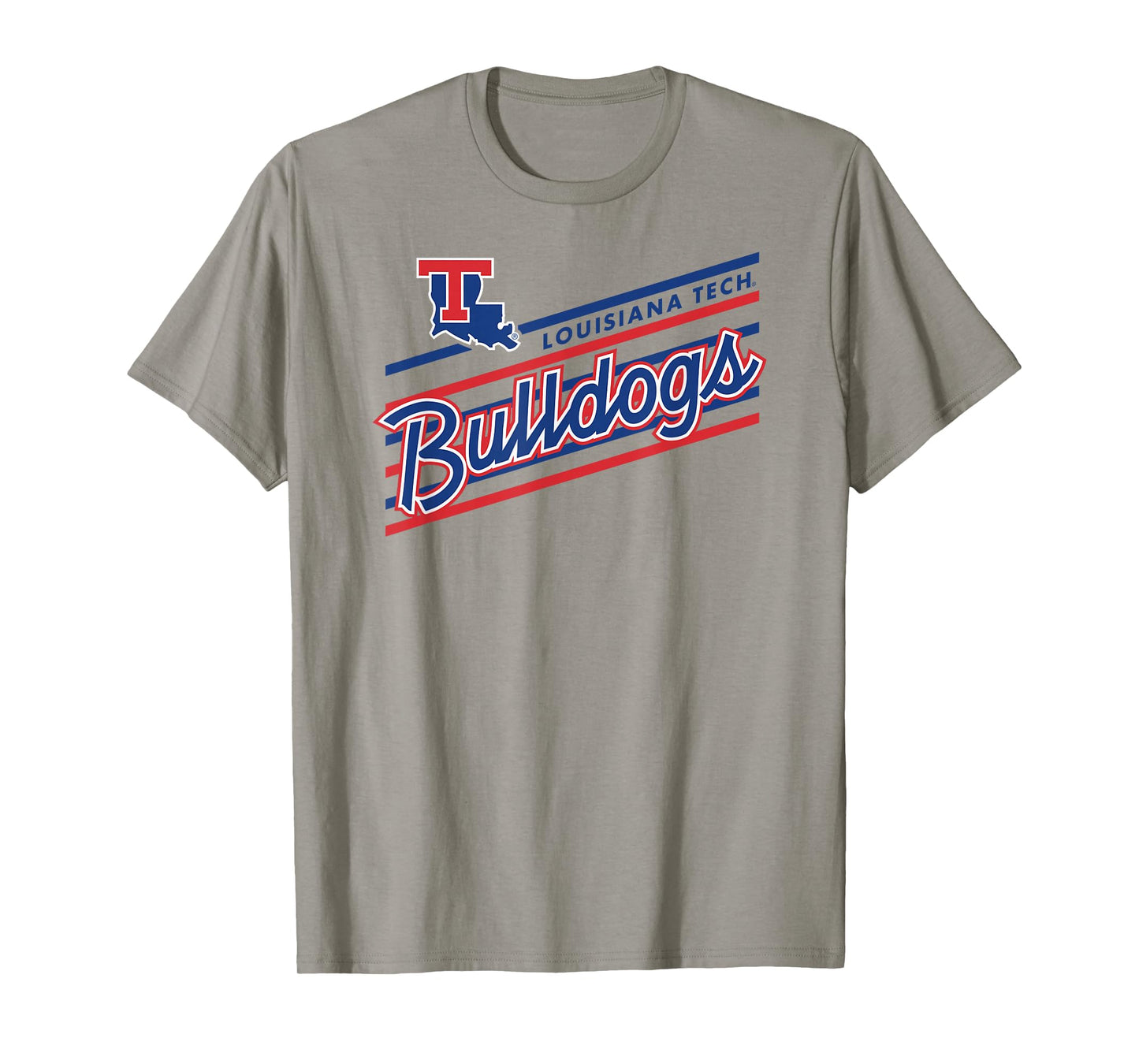 Louisiana Tech Bulldogs Retro Performer Gray T-Shirt