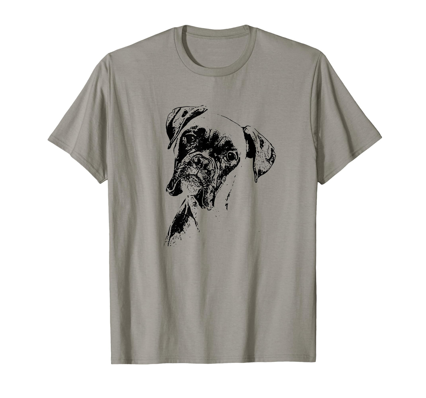 Boxer Dog FACE T-Shirt - Dog Lovers Boxer Dog Gift Shirt T-Shirt