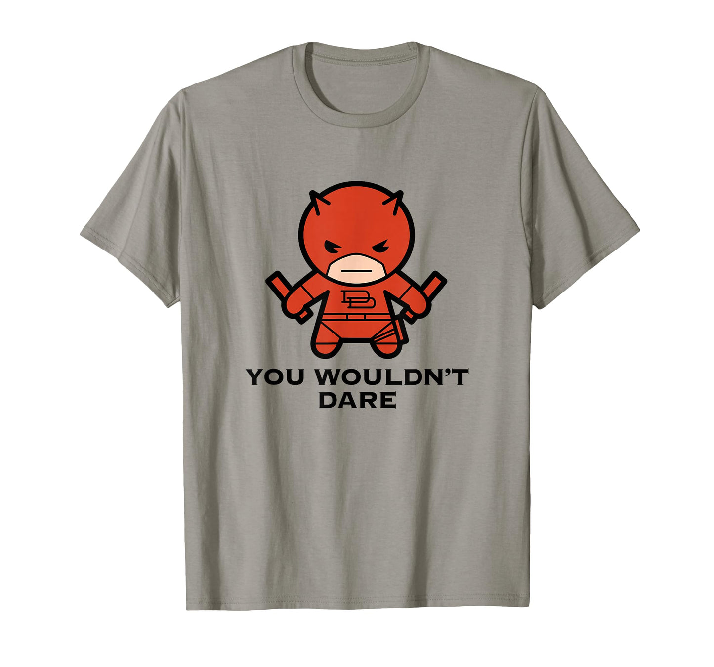 Marvel Kawaii You Wouldn't Dare Chibi Daredevil Portrait T-Shirt