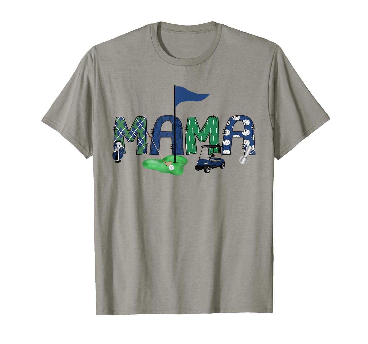 Mama Of The Birthday Boy Hole in One Golf Sport Matching T-Shirt