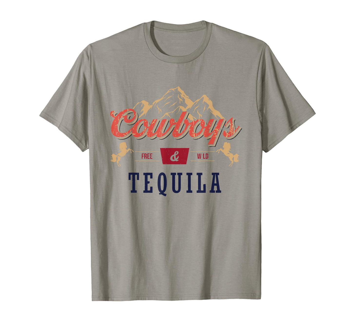 Cowboys And Tequila Outfit For Women Rodeo Western Country T-Shirt