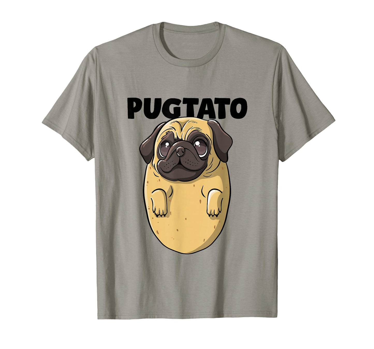 Pugtato Pug Lover Pug Dogs Cute Pug Face Funny Pug Owner Pug T-Shirt