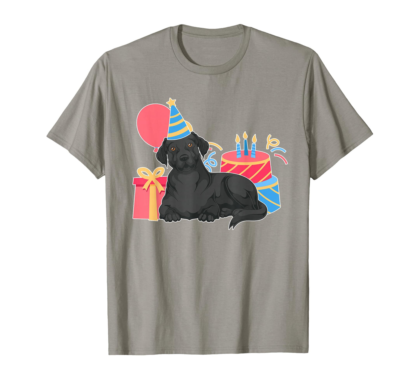 Dog Owner Birthday Party Dogs Black Labrador T-Shirt
