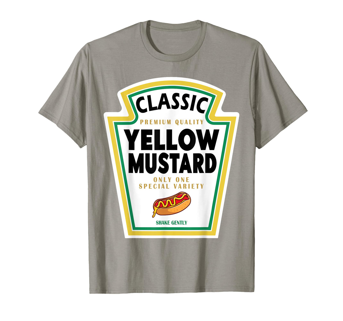 Yellow Mustard DIY Halloween Costume Matching Group Mustard T-Shirt