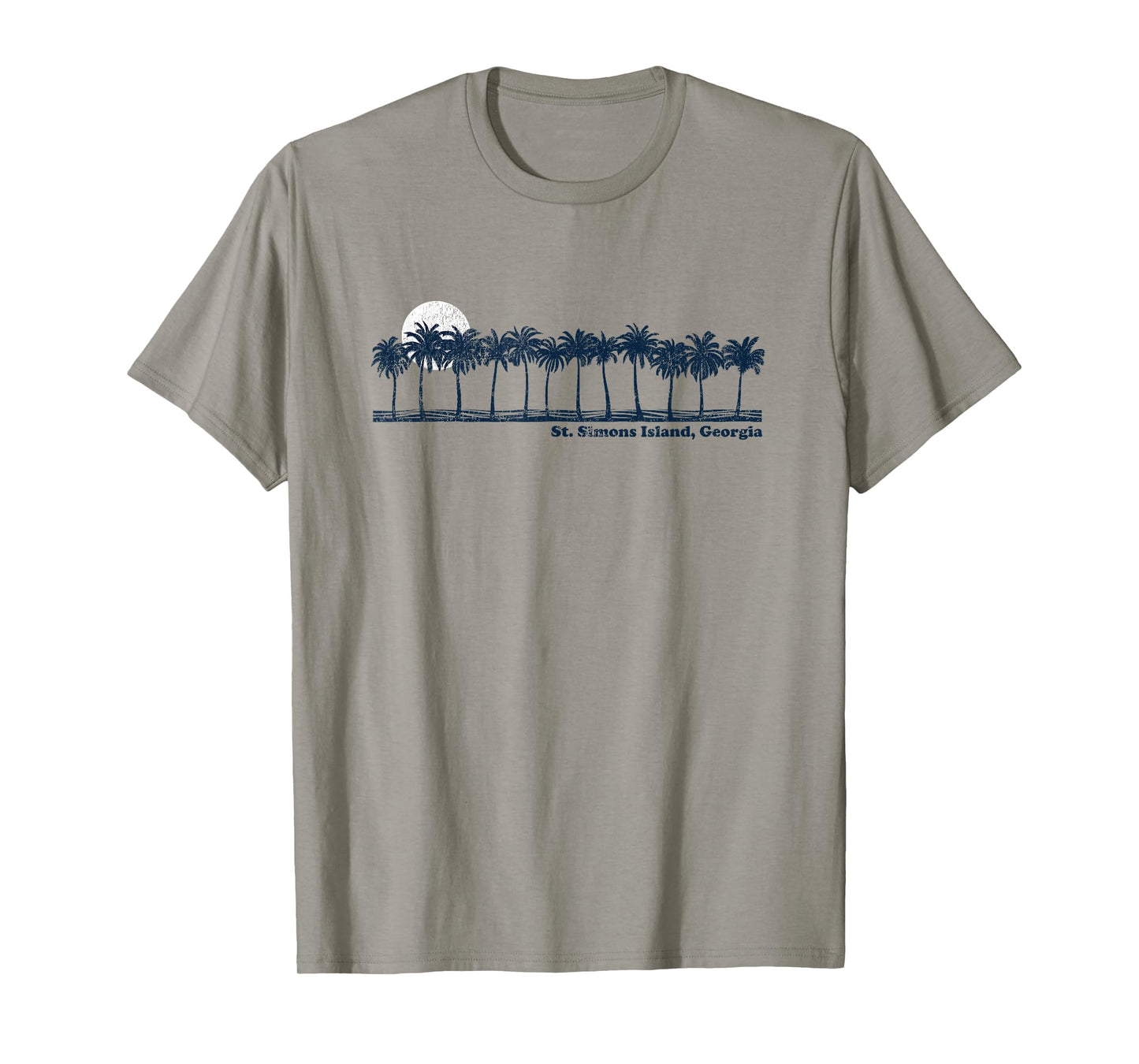 St. Simons Island Vintage 70s Retro Throwback Design T-Shirt