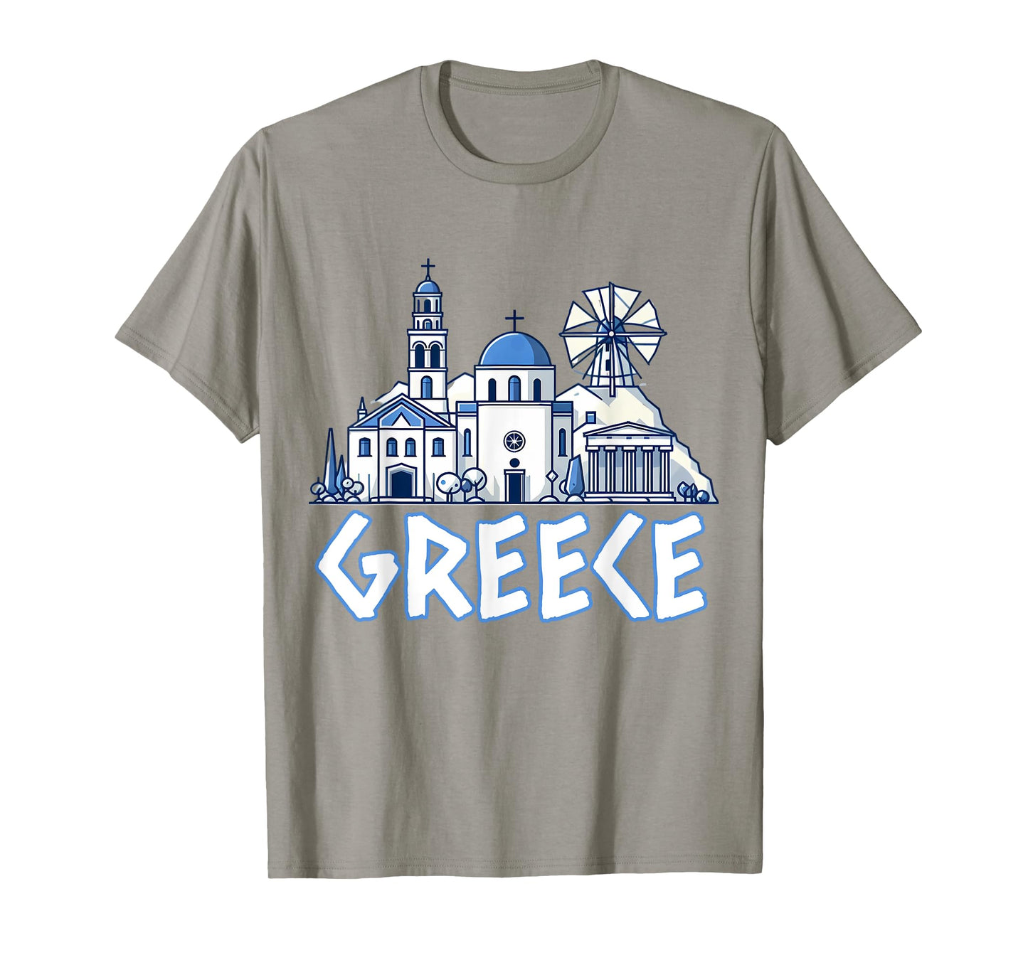 Greece Greek Island Vacation Souvenir Santorini Myconos Kos T-Shirt