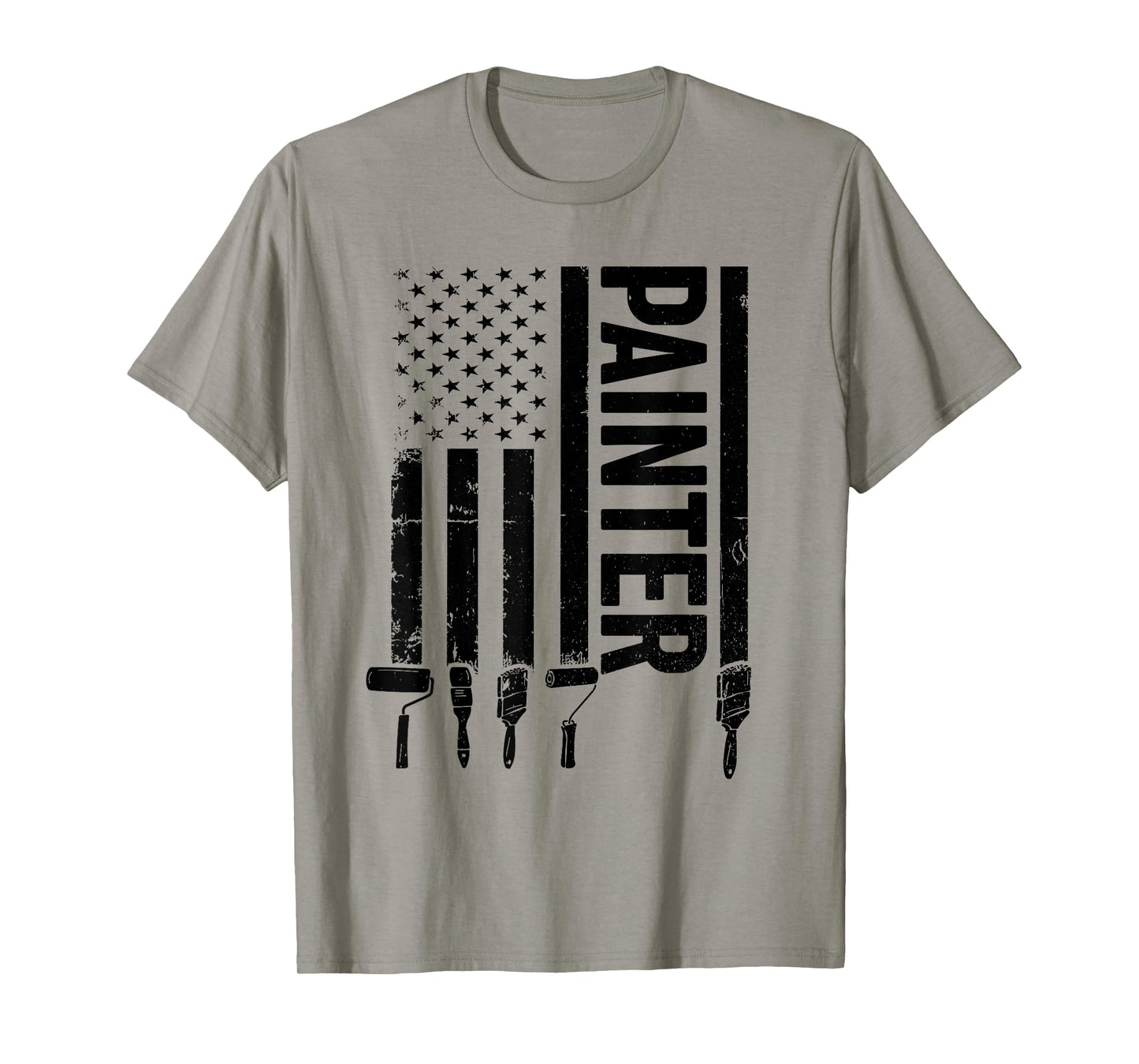 Painter US Flag Painting US Flag Painter T-Shirt