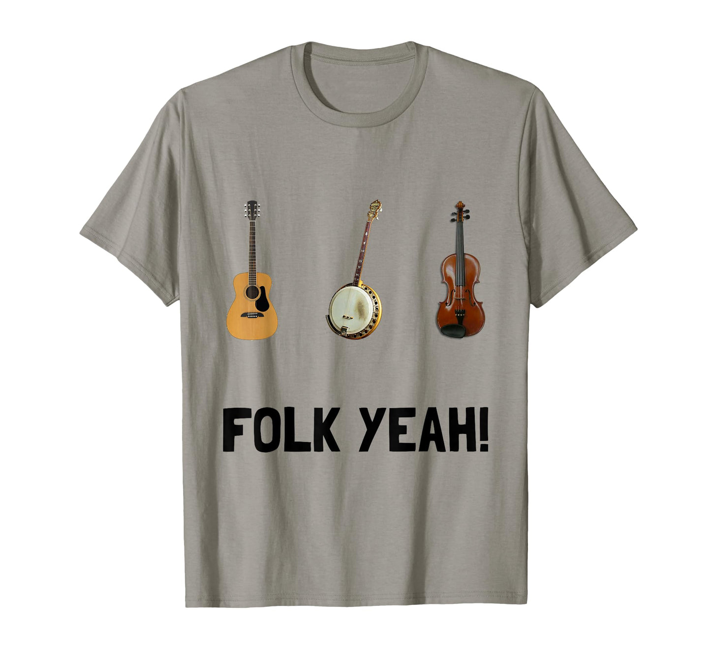 Folk Yeah Folk Music Fan Funny T-Shirt T-Shirt