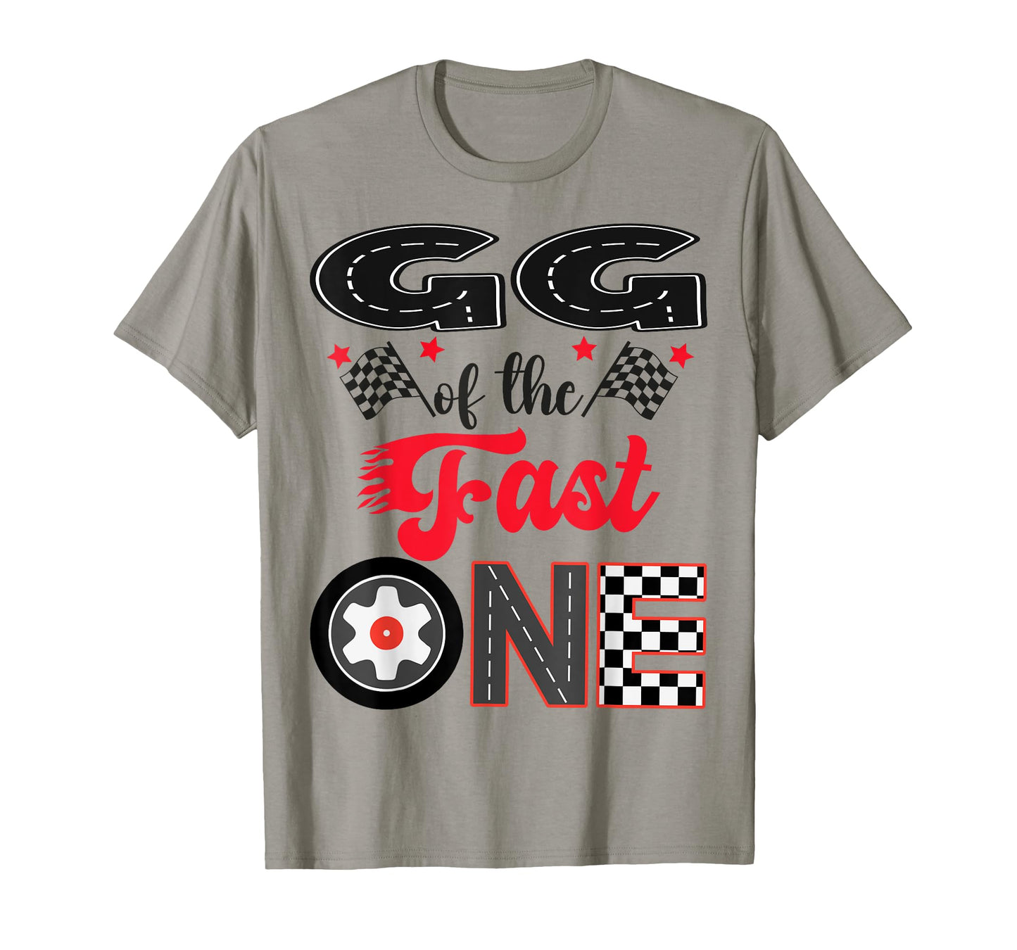 GG Of The Fast One Car Racing Dad 1St Birthday Boy T-Shirt